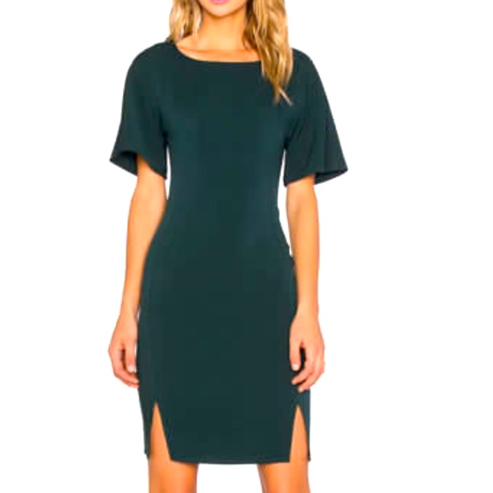 Blaque Label fitted mini dress in Green